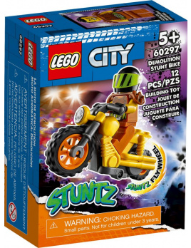 LEGO City 60297 Kaskadérska demoličná motorka