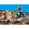 Playmobil 70553 StuntShow Motocykl a hořící stěna