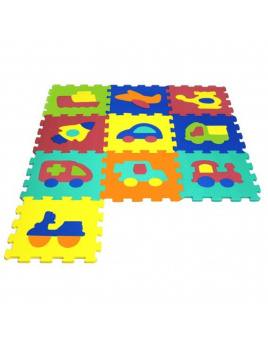 Pěnové puzzle Dopravní prostředky 30x30 cm