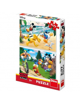 Dino Puzzle WD Mickey sportuje 2x77d.