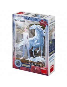 Dino Puzzle Frozen II Elsa s kouzelným koněm 100XL dílků.