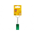 LEGO 854083 Kľúčenka – Zelená kovová kocka 2x4