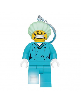 Lego LED Iconic klíčenka Chirurg svítící 7cm
