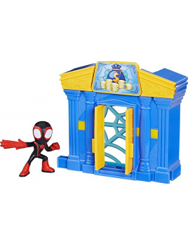 Hasbro Spiderman SPIDEY AND HIS AMAZING FRIENDS City Blocks Miles Morales a banka