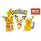 Mega Construx Pokémon Trio: Pichu, Pikachu a Raichu, Mattel GYH06