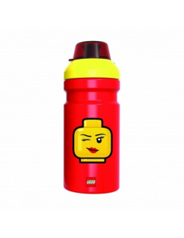 LEGO® ICONIC Girl Láhev na pití   0,35l žlutá-červená