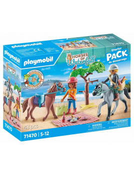 Playmobil 71470 Jízda na koni s Amelií a Benem na pláži
