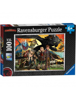 Ravensburger 10918 Puzzle Jak vycvičit Draka - Dračí přátelé XXL 100 dílků