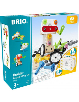BRIO Builder 34592 Stavebnice s nahráváním zvuku