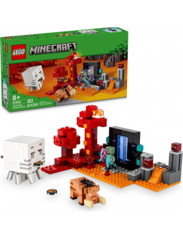 LEGO® Minecraft® 21255 Prepadnutie portálu do Netheru