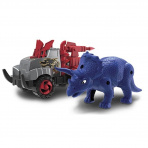 NIKKO Truck a dinosaurus Triceratops modrý