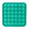 Bubble pops - Praskající bubliny silikon antistresová hra čtverec zelený