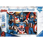 Ravensburger 01073 Marvel: Kapitán Amerika 100 dílků