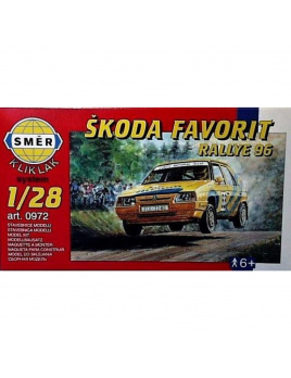 Škoda Favorit Rallye 96 1:28, stavebnice