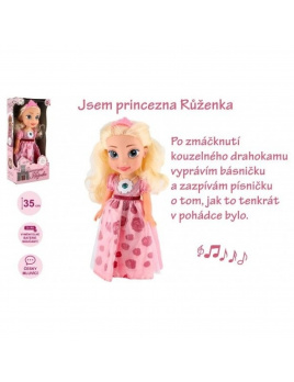 Panenka princezna Růženka česky mluvící 35cm