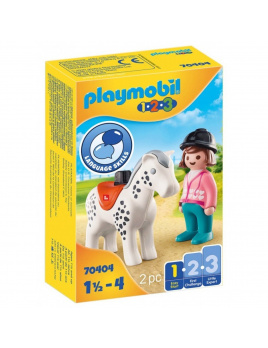 Playmobil 70404 Žokejka s koněm (1.2.3)
