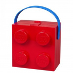 LEGO® Svačinový box s rukojetí červený