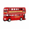 Autobus Londýn, červený patrový 12cm