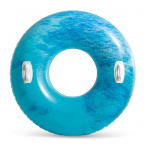 Intex 56267 Kruh plovací s úchyty Vlny modrý