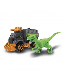 NIKKO Truck a dinosaurus Velociraptor zelený