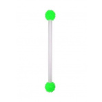 Svítící hůlka pro mažoretky zelená