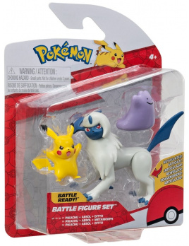 Pokémon figurky 3-pack Pikachu, Absol, Ditto