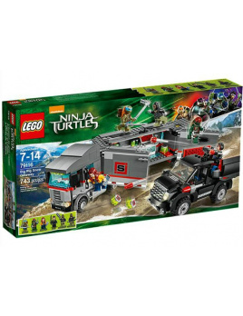 LEGO Ninja Korytnačky 79116 Únik veľkého snežného náklaďáku