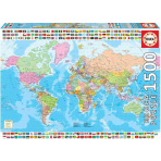 EDUCA 18500 Politická mapa světa 1500 dílků