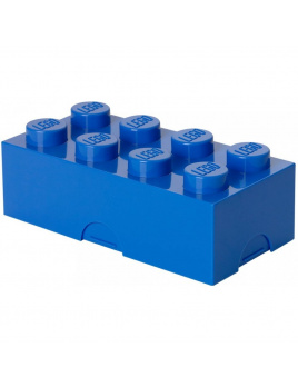 LEGO Box na desiatu 100 x 200 x 75 mm - modrý
