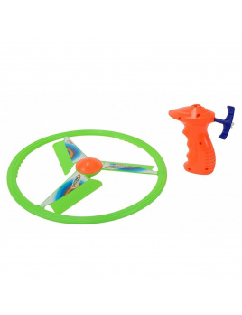 Simba Létající disk na natažení zelený