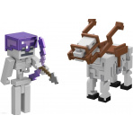 Mattel Minecraft  8 cm figurka dvojbalení KOSTLIVEC a KŮŇ, HMD60