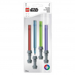 LEGO® Star Wars Set Gelových per, světelný meč - 4 ks
