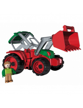 Truxx Traktor s radlicí + figurka v krabici