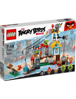 LEGO Angry Birds 75824 Búranie v prasačom meste