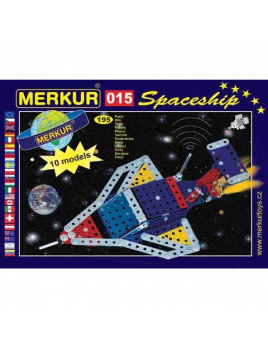 Merkur 15 Raketoplán - 10 modelů, 195 dílů