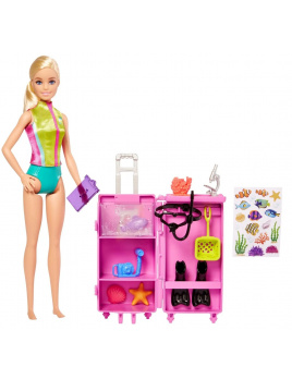 Mattel Barbie Povolání Mořská bioložka herní set, HMH26