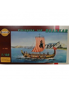 Vikingská loď DRAKKAR 1:60