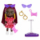 Mattel Barbie® Extra Mini minis! Černoška s bordó vlasy, HLN47