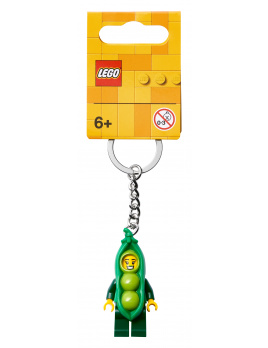 LEGO 854080 Kľúčenka – Dievča v kostýme hrášku