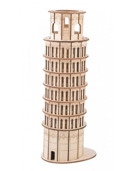 Woodcraft Dřevěné 3D puzzle Šikmá věž v Pise