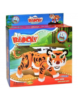 Puzzle 3D Tygr