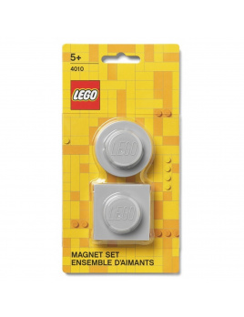 LEGO® Iconic magnetky, set 2 ks šedé