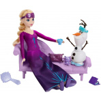 Mattel Disney Frozen Elsa na dobrou noc s figurkou Olafa, HLX27