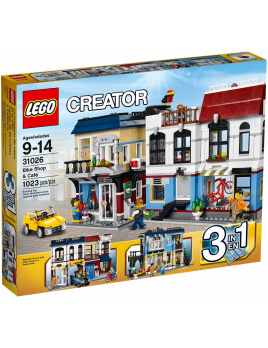 LEGO Creator 31026 Moto shop a kaviareň