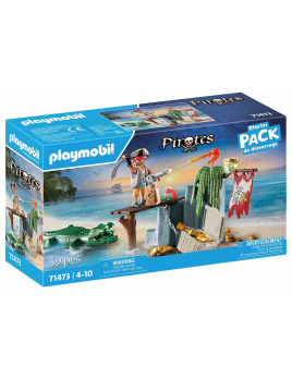 Playmobil 71473 Pirát s aligátorem