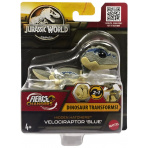 Mattel Jurský svět Dinosauří transformující se vajíčko VELOCIRAPTOR BLUE, HLP01