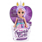 ZURU Sparkle Girlz Princezna jednorožec fialová