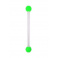 Svítící hůlka pro mažoretky zelená