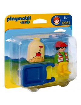Playmobil 6961 Stavební kolečko (1.2.3)