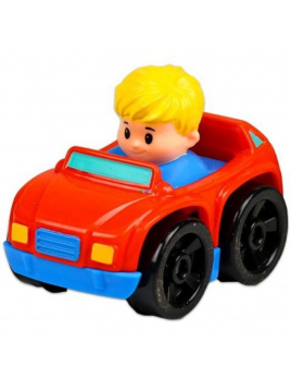 Fisher Price Little People mini autíčko SUV červené, Mattel DRG94